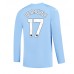 Manchester City Kevin De Bruyne #17 Hjemmedrakt 2023-24 Lange ermer
